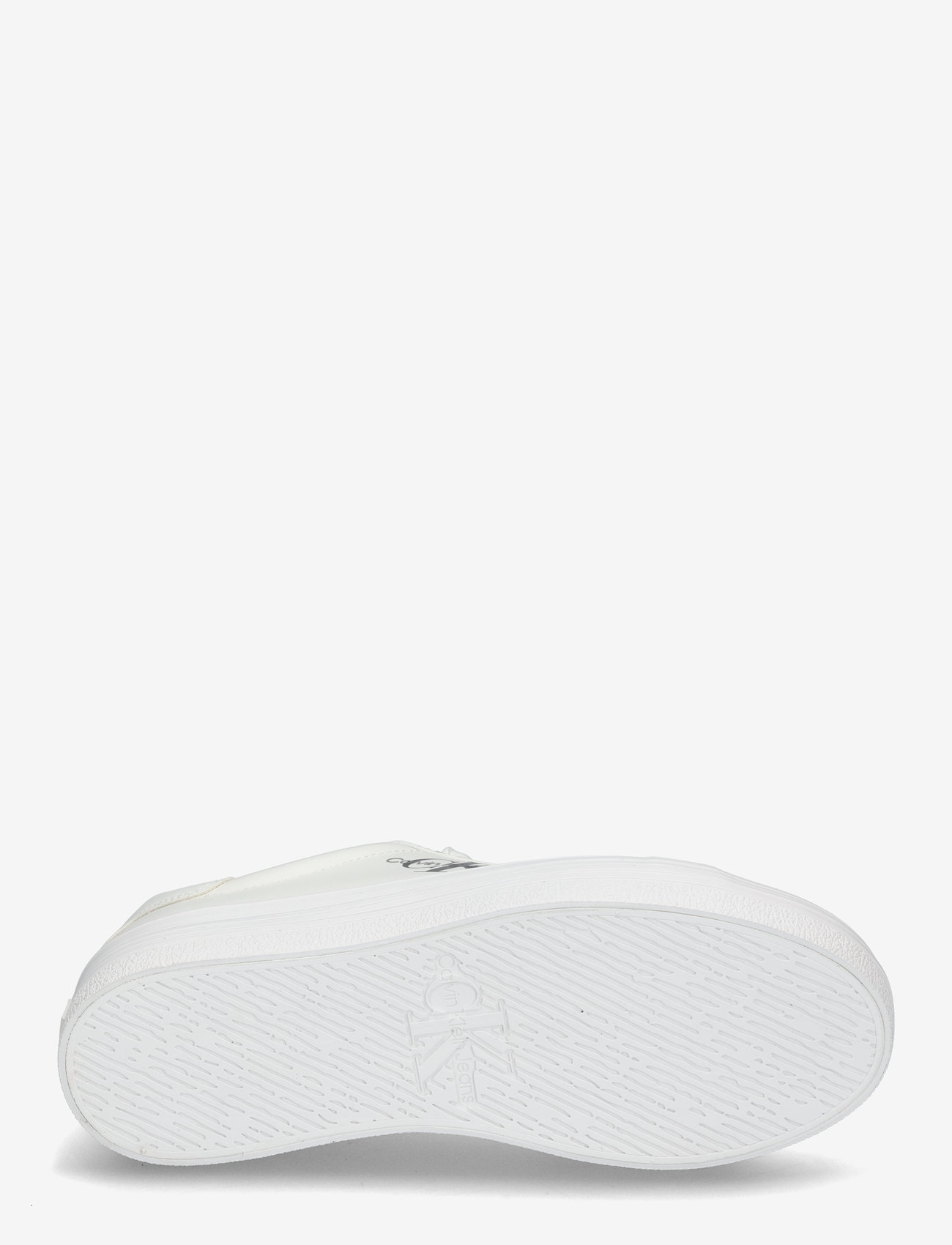 Calvin Klein - VULC FLATFORM LACEUP LOW LTH - konfirmation - bright white - 4