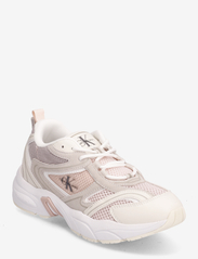 Calvin Klein - RETRO TENNIS SU-MESH WN - sportiniai bateliai žemu aulu - peach blush/eggshell/creamy white - 0