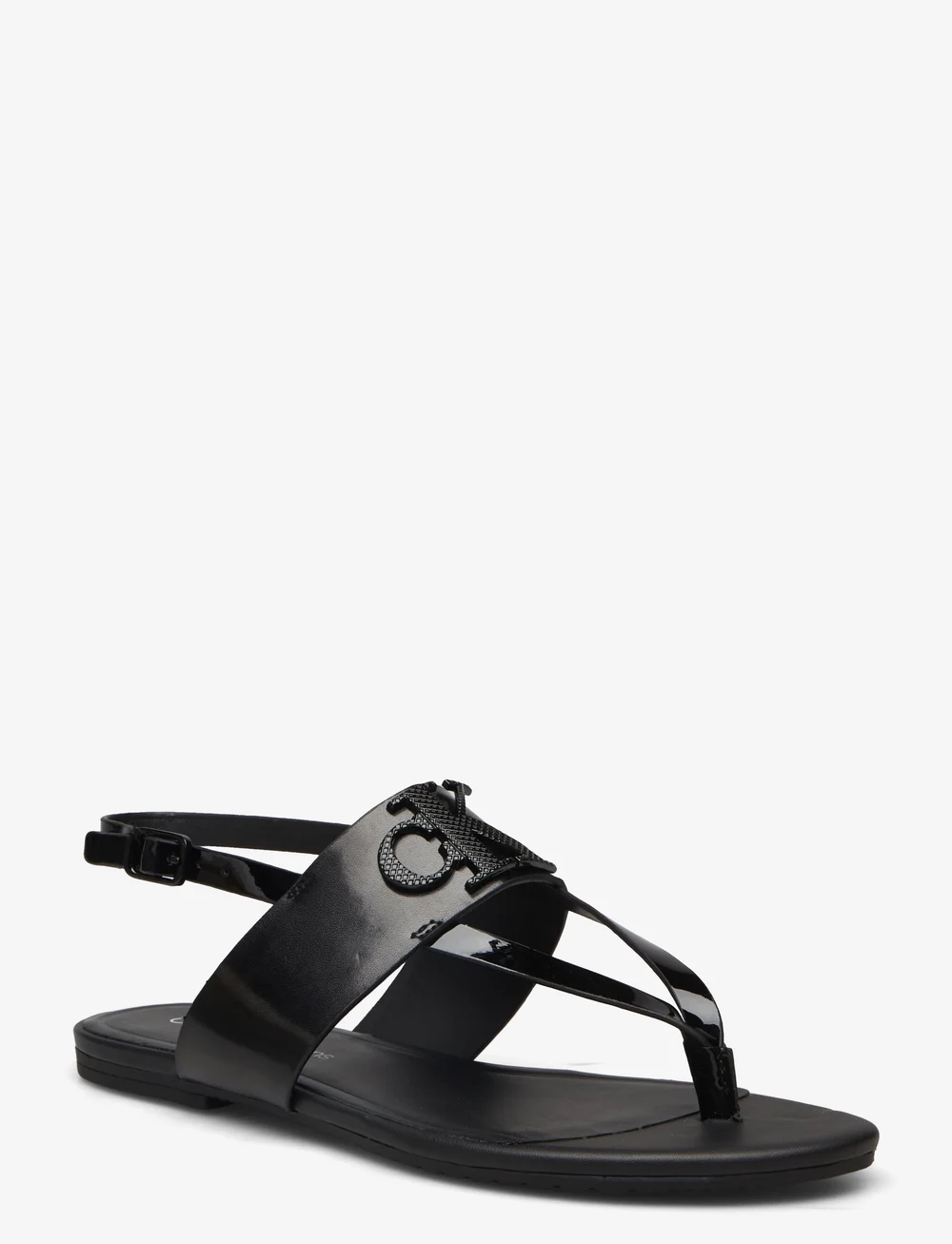 Calvin Klein Flat Sandal Toepost Hw Flat sandals Boozt