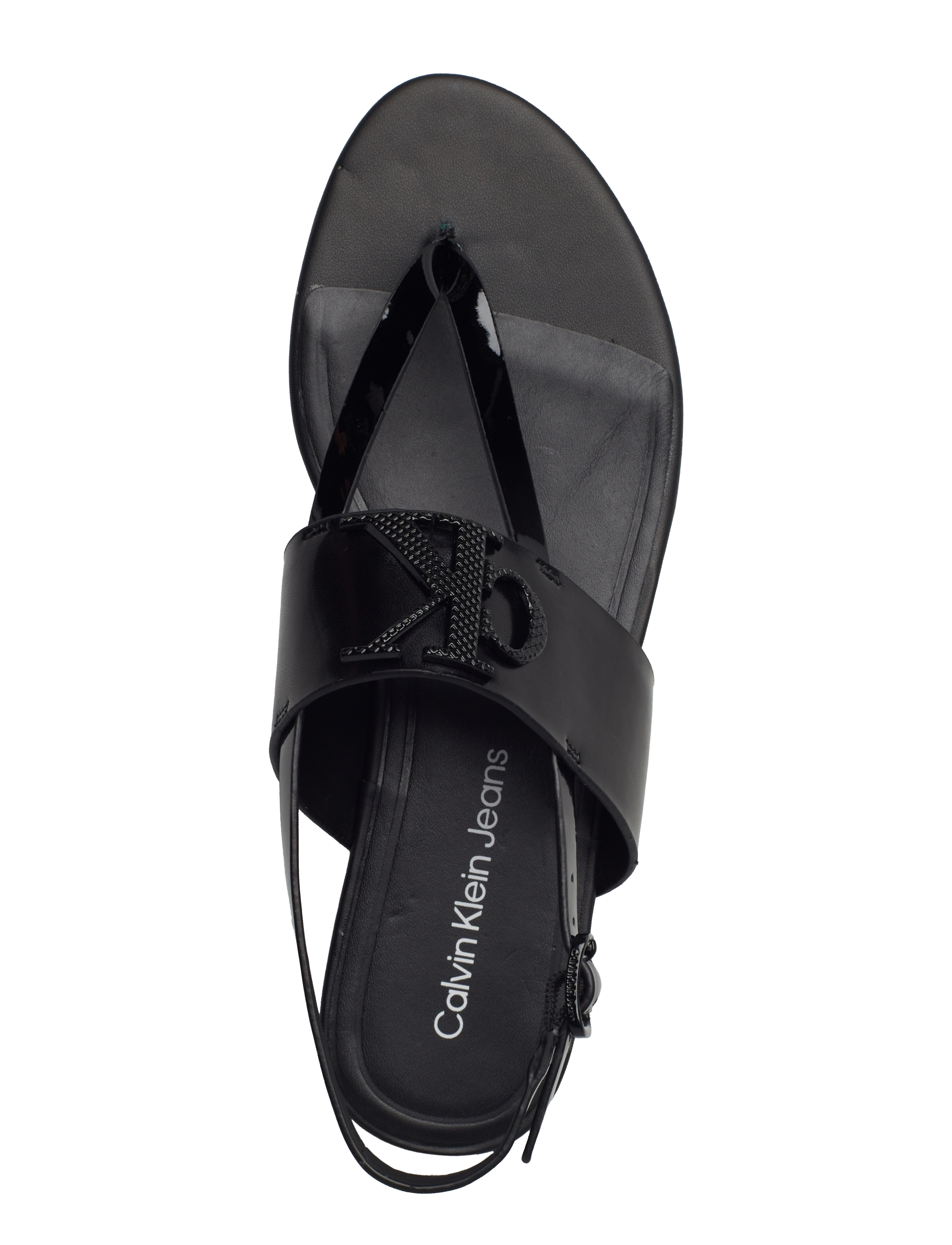 Calvin Klein - FLAT SANDAL TOEPOST HW - black - 3