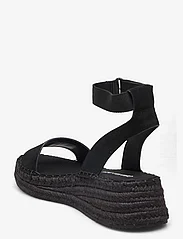Calvin Klein - SPORTY WEDGE ROPE SU CON - party wear at outlet prices - black - 2
