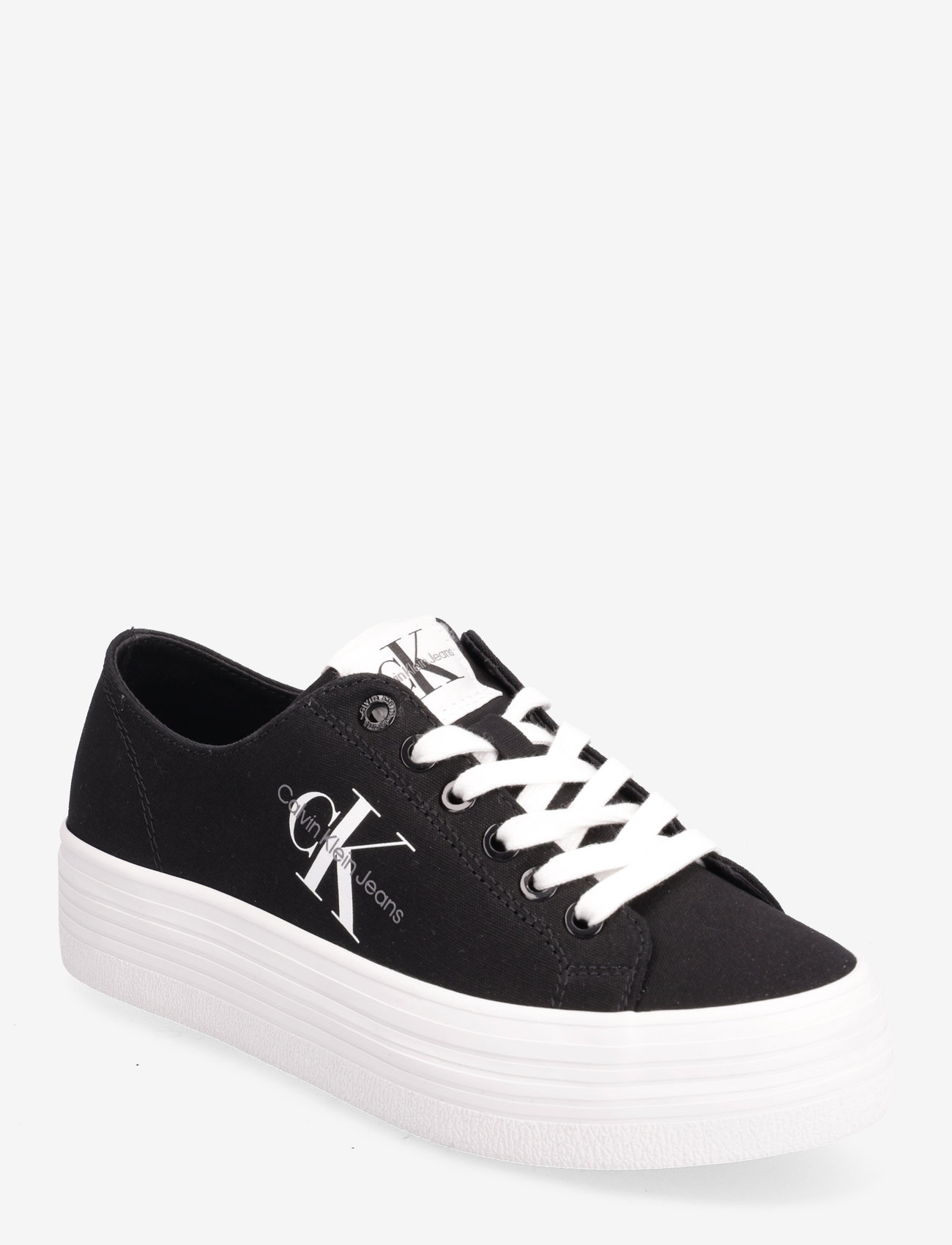 Calvin Klein - VULC FLATFORM ESSENTIAL MONO - låga sneakers - black - 0