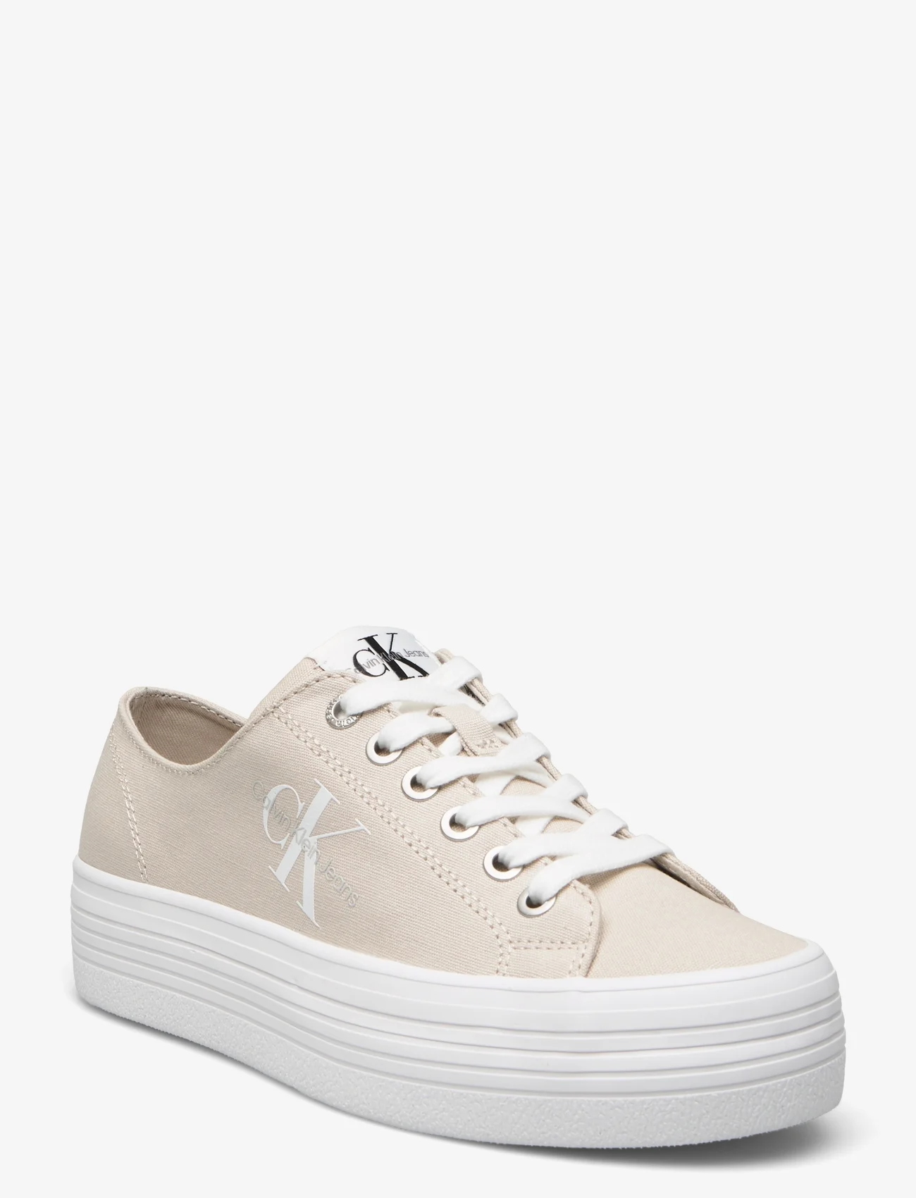 Calvin Klein - VULC FLATFORM ESSENTIAL MONO - sneakers med lavt skaft - eggshell/bright white - 0
