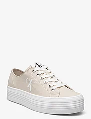 Calvin Klein - VULC FLATFORM ESSENTIAL MONO - low top sneakers - eggshell/bright white - 0