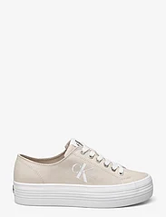 Calvin Klein - VULC FLATFORM ESSENTIAL MONO - low top sneakers - eggshell/bright white - 1