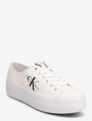 Calvin Klein - VULC FLATFORM ESSENTIAL MONO - lage sneakers - white - 0