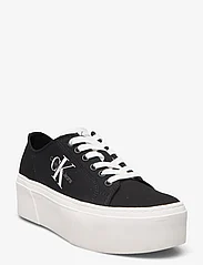 Calvin Klein - FLATFORM+ CUPSOLE LOW TXT - lave sneakers - black - 0