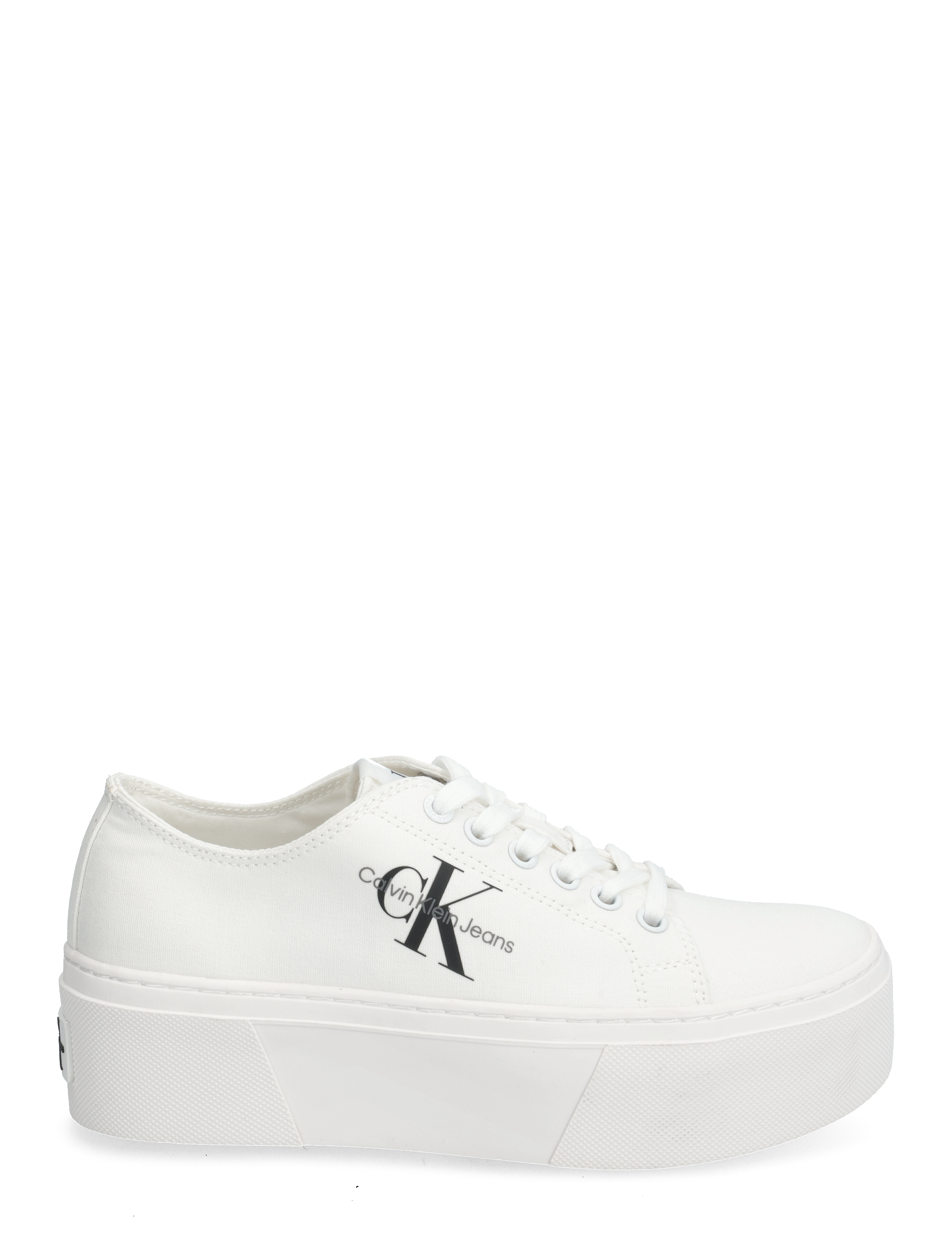 Calvin Klein - FLATFORM+ CUPSOLE LOW TXT - confirmation - white - 1