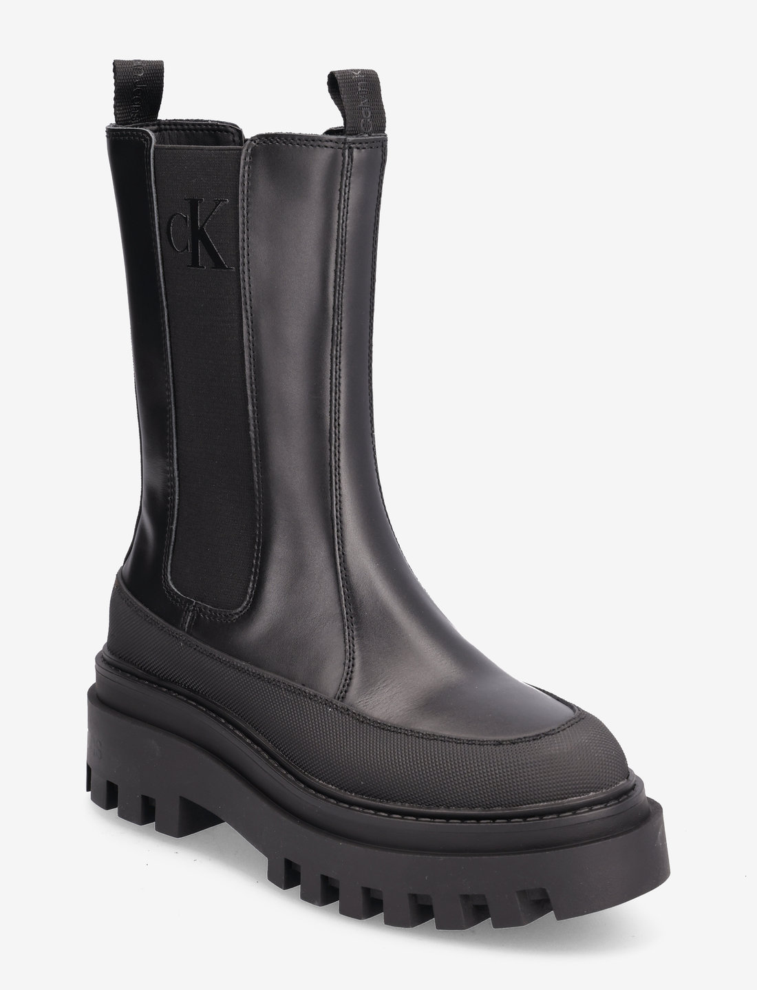 Calvin Klein Flatform Chelsea Boot Lth Wn boots shop at Booztlet