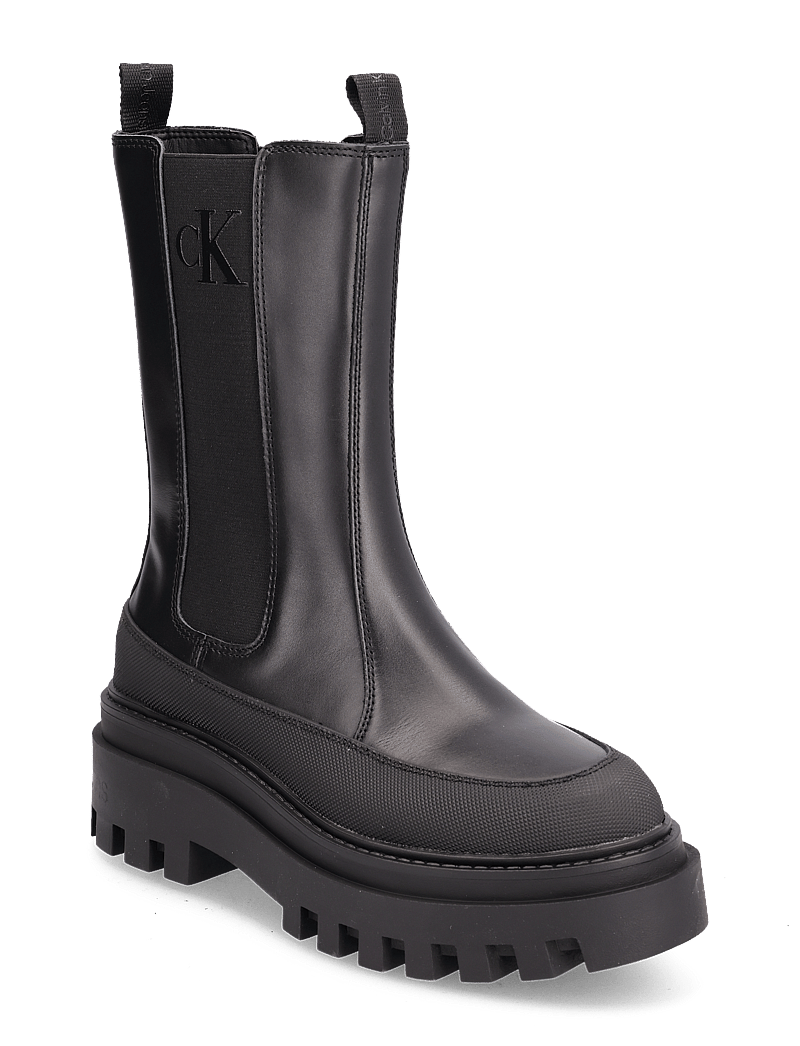 Calvin Klein Flatform Chelsea Boot Lth Wn – boots – shop at Booztlet