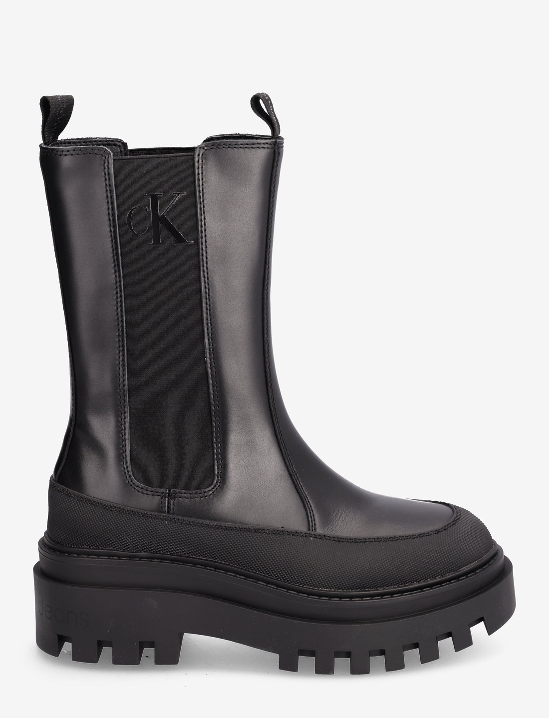 Calvin Klein Flatform Chelsea Boot Lth Wn Bottes chelsea Boozt