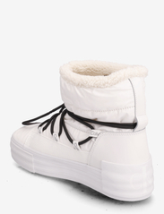 Calvin Klein - BOLD VULC FLATF SNOW BOOT WN - suvarstomi aulinukai - bright white/black - 2