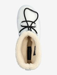 Calvin Klein - BOLD VULC FLATF SNOW BOOT WN - nauhalliset nilkkurit - bright white/black - 3