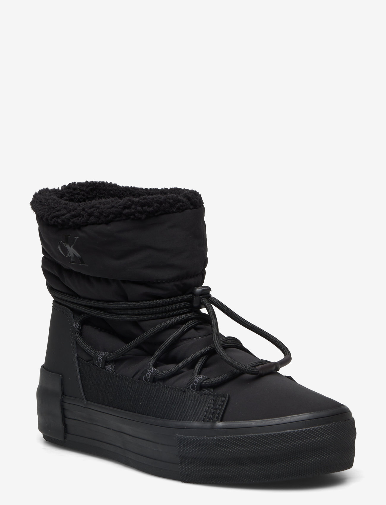 Calvin Klein - BOLD VULC FLATF SNOW BOOT WN - triple black - 0