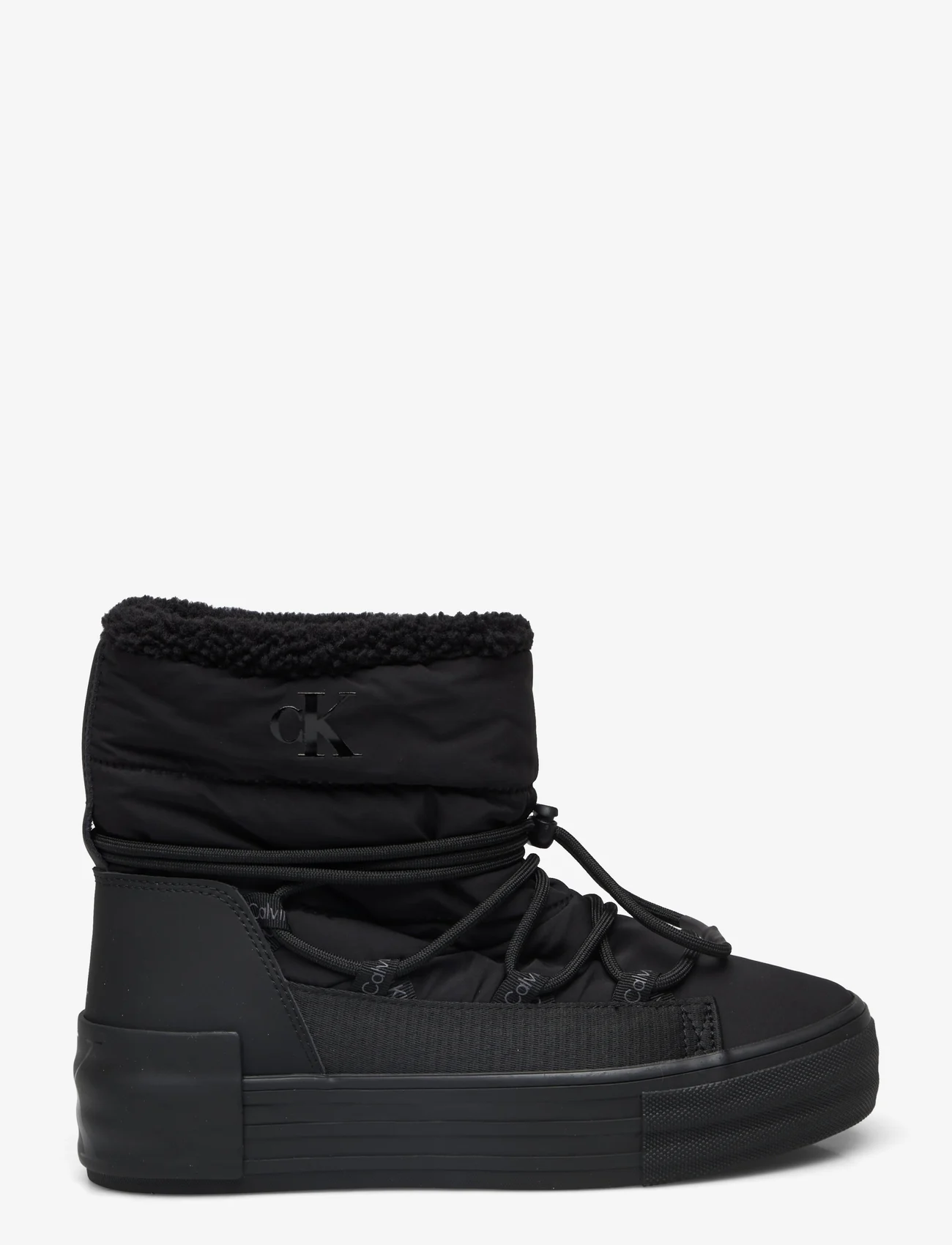 Calvin Klein - BOLD VULC FLATF SNOW BOOT WN - snørestøvler - triple black - 1
