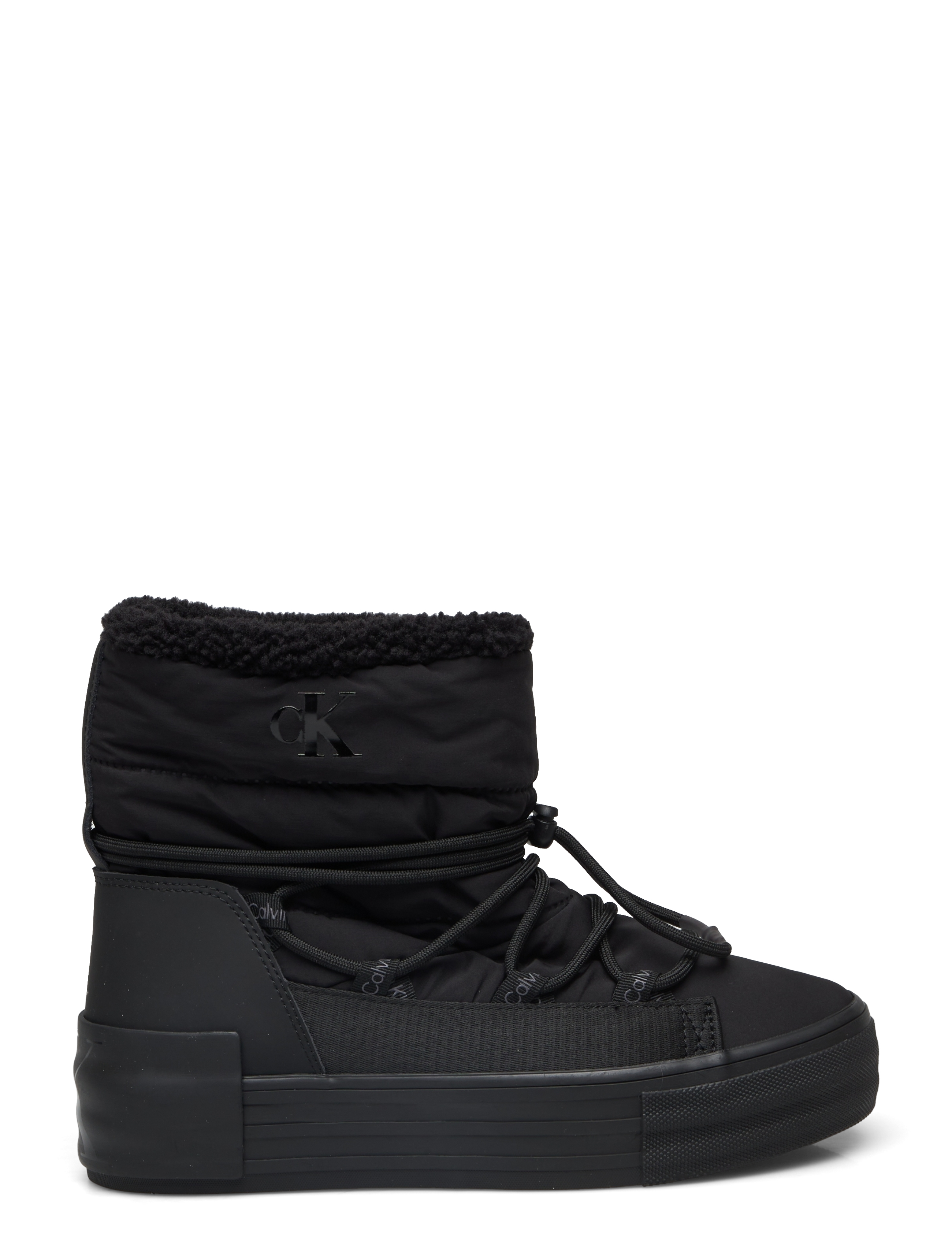 Calvin Klein - BOLD VULC FLATF SNOW BOOT WN - triple black - 1