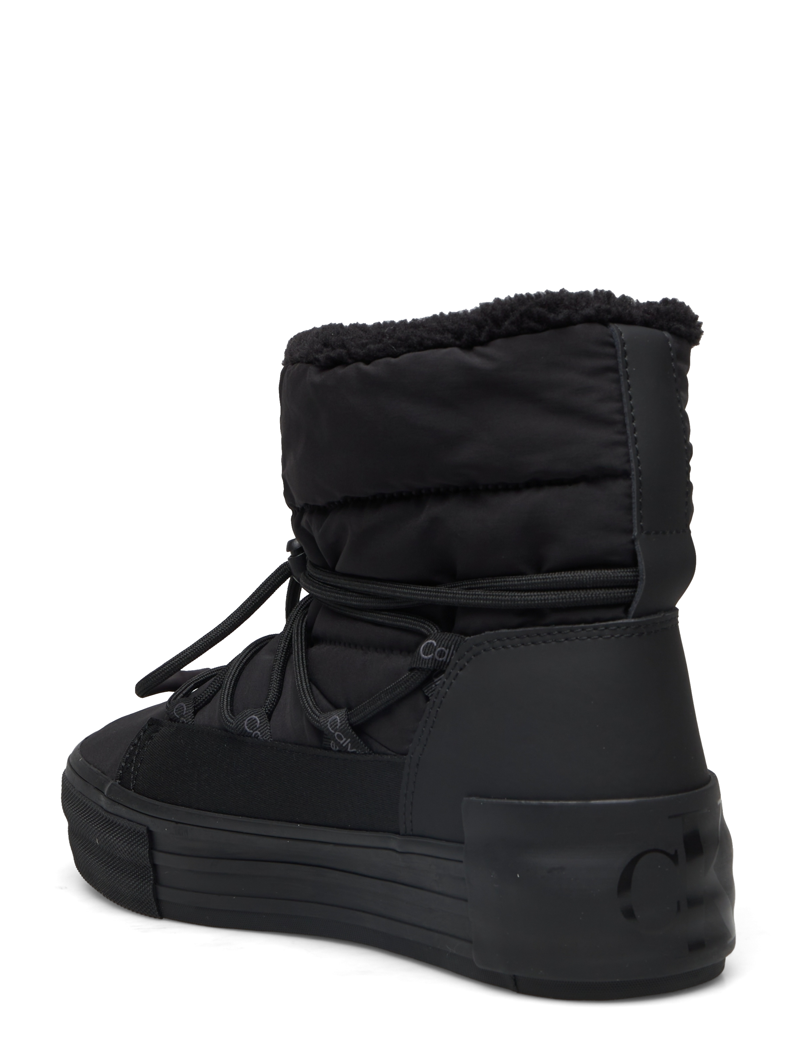 Calvin Klein - BOLD VULC FLATF SNOW BOOT WN - triple black - 2