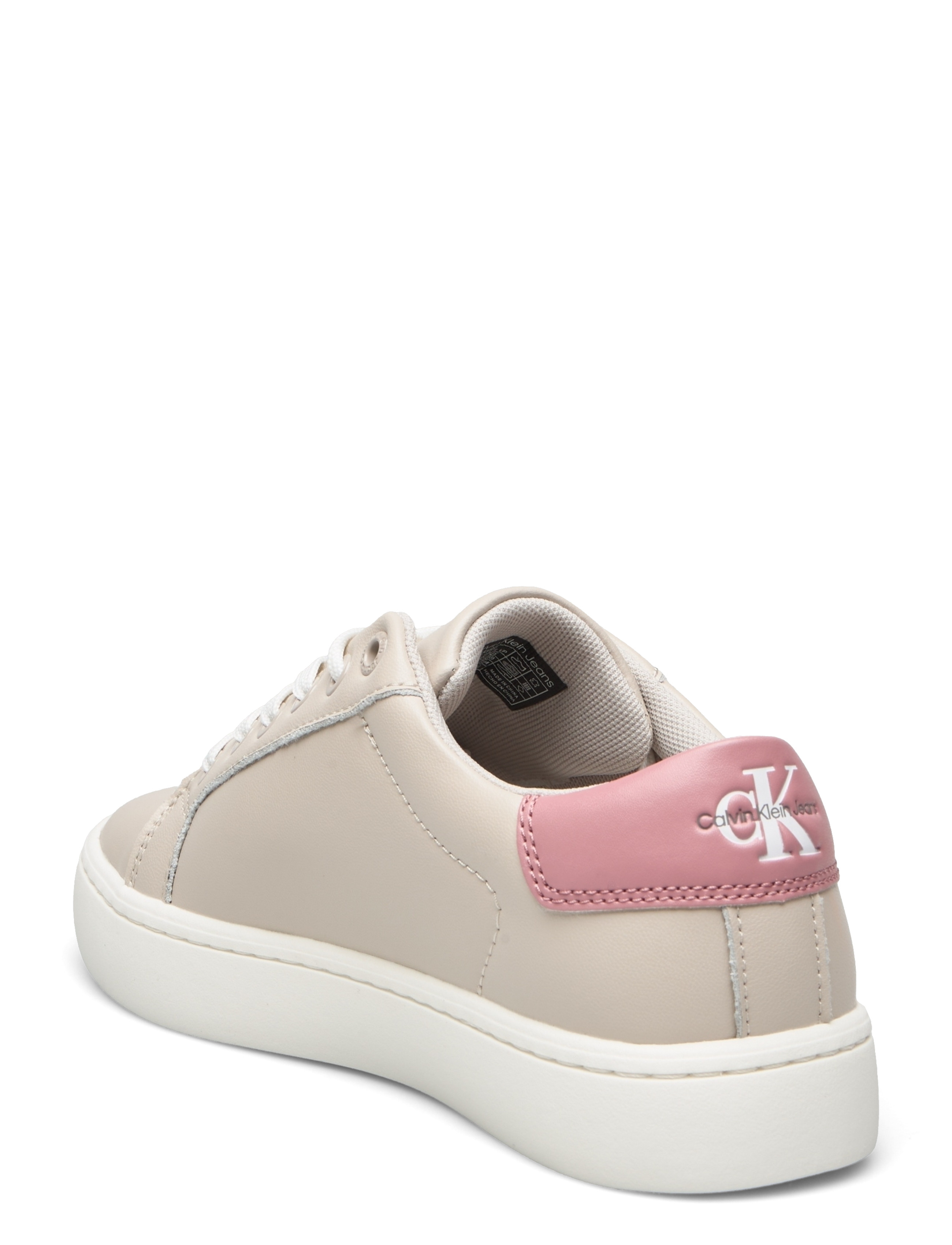 Calvin Klein - CLASSIC CUPSOLE LACEUP - eggshell/ash rose - 2