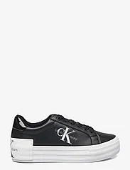 Calvin Klein - BOLD VULC FLATF LOW LACE LTH ML - low top sneakers - black/bright white - 1