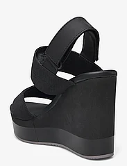 Calvin Klein - WEDGE SANDAL WEBBING IN MR - sandaletten - black - 2