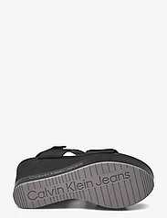 Calvin Klein - WEDGE SANDAL WEBBING IN MR - festkläder till outletpriser - black - 4