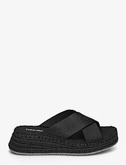 Calvin Klein - SPORTY WEDGE ROPE SANDAL MR - party wear at outlet prices - triple black - 1