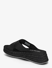Calvin Klein - SPORTY WEDGE ROPE SANDAL MR - party wear at outlet prices - triple black - 2
