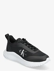 Calvin Klein - EVA RUNNER LOW LACE MIX ML WN - low top sneakers - black/bright white - 0