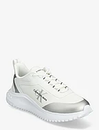 EVA RUNNER LOW LACE MIX ML WN - BRIGHT WHITE/SILVER