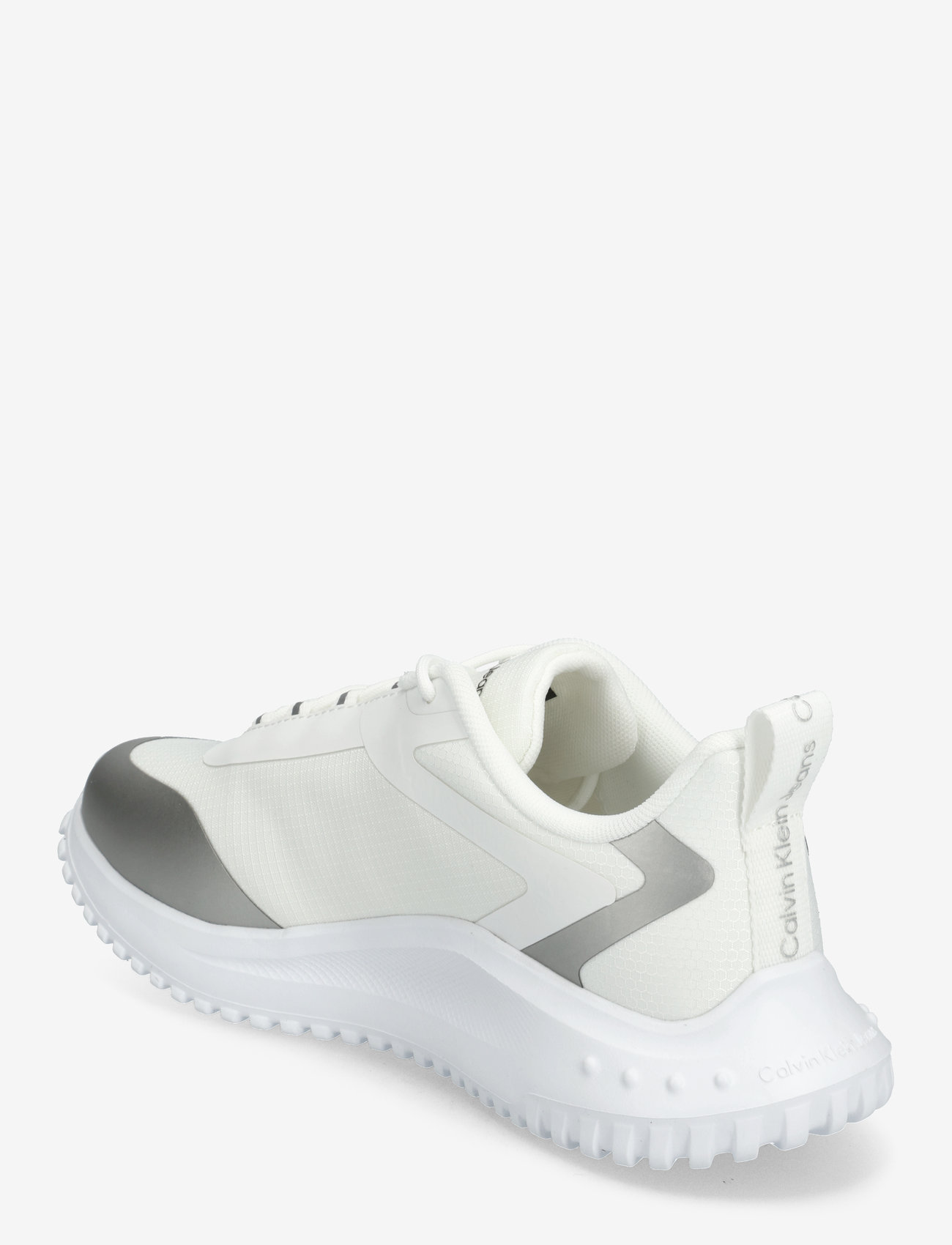 Calvin Klein - EVA RUNNER LOW LACE MIX ML WN - konfirmatsioon - bright white/silver - 2