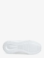 Calvin Klein - EVA RUNNER LOW LACE MIX ML WN - sneakers med lavt skaft - bright white/silver - 4