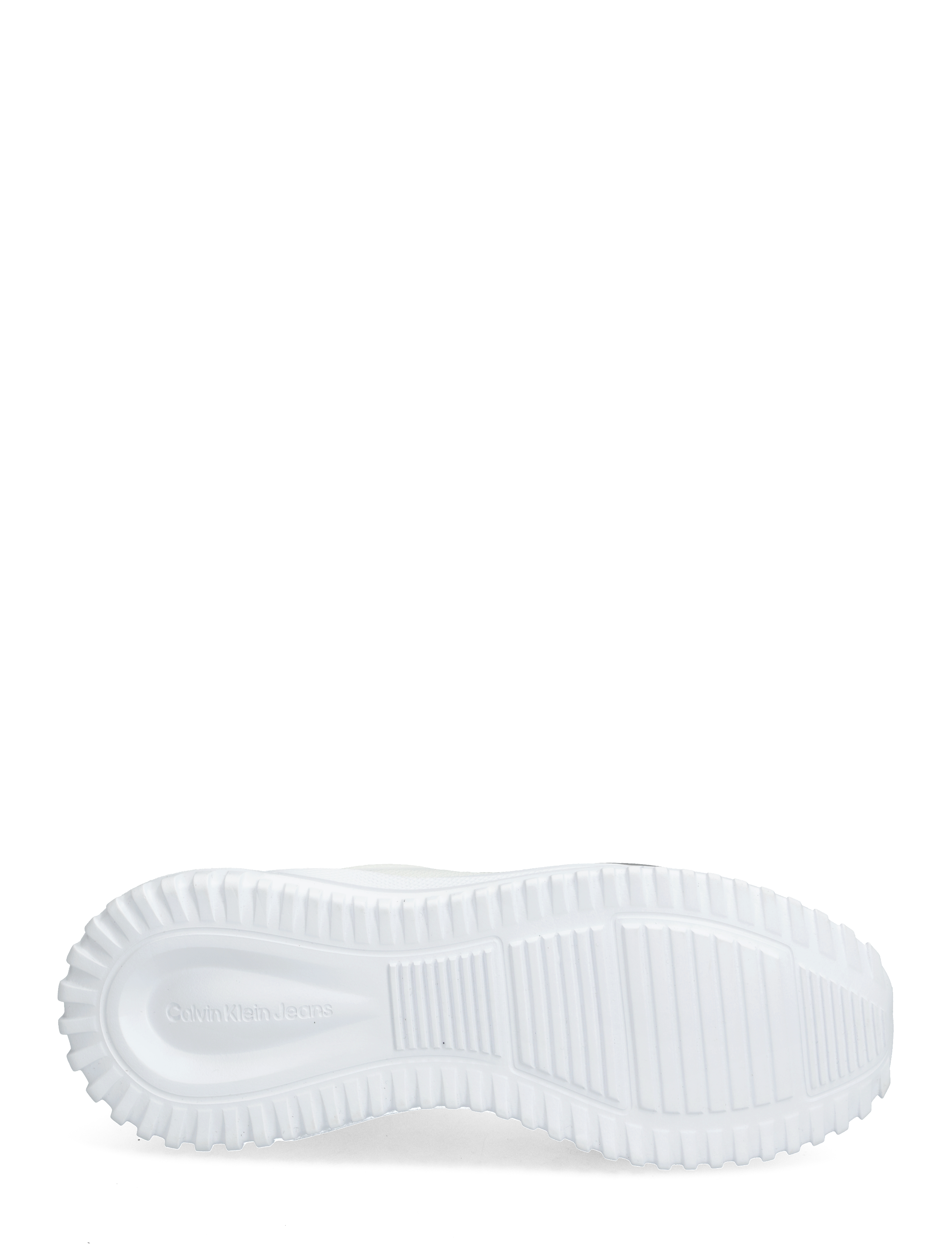 Calvin Klein - EVA RUNNER LOW LACE MIX ML WN - bright white/silver - 4