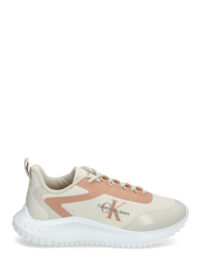 Calvin Klein - EVA RUNNER LOW LACE MIX ML WN - rippijuhlat - eggshell/dusty coral - 1