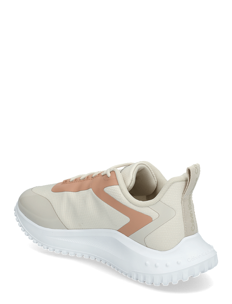 Calvin Klein - EVA RUNNER LOW LACE MIX ML WN - rippijuhlat - eggshell/dusty coral - 2