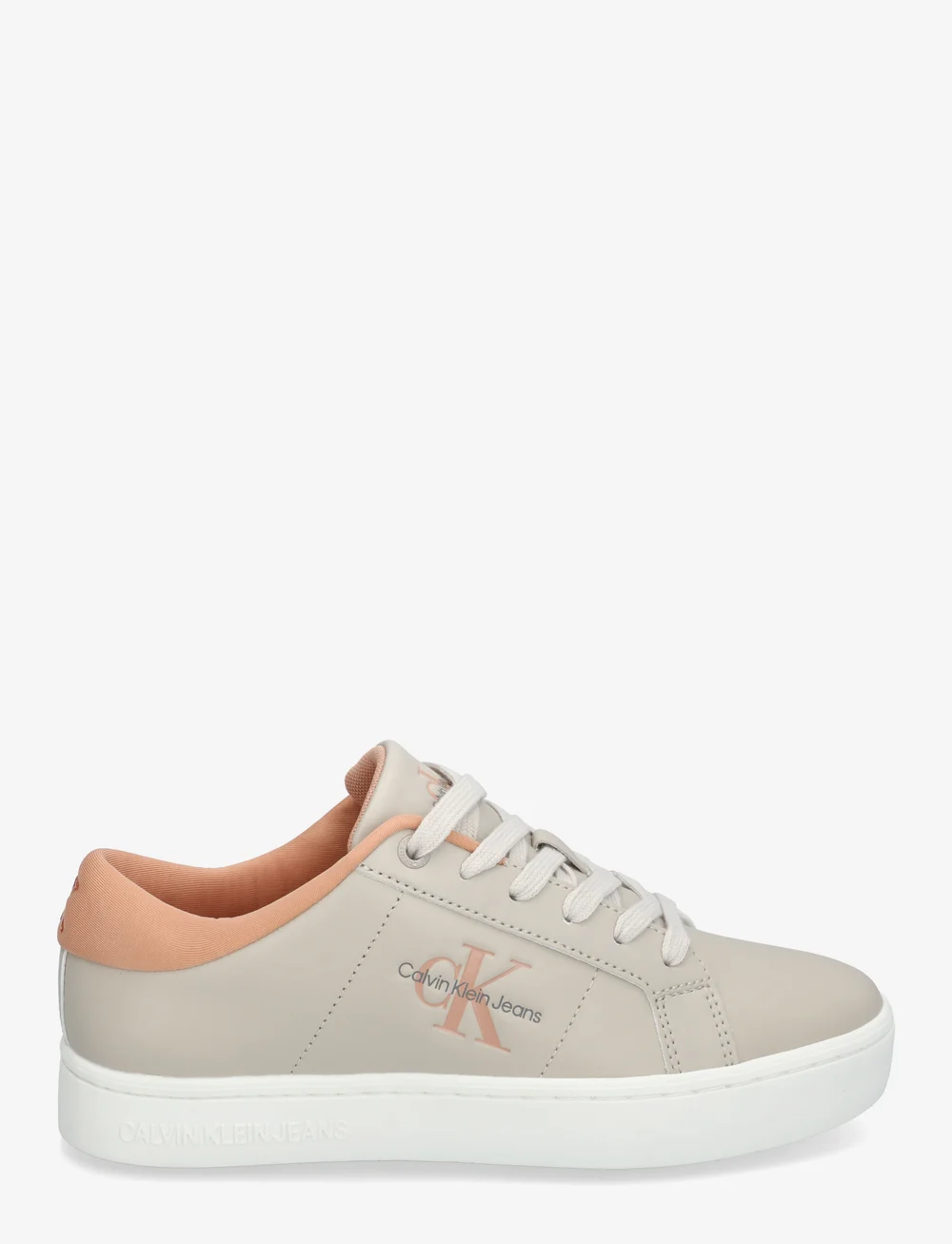 Calvin Klein - CLASSIC CUPSOLE LOWLACEUP LTH WN - niedrige sneakers - egghsell/dusty coral - 1