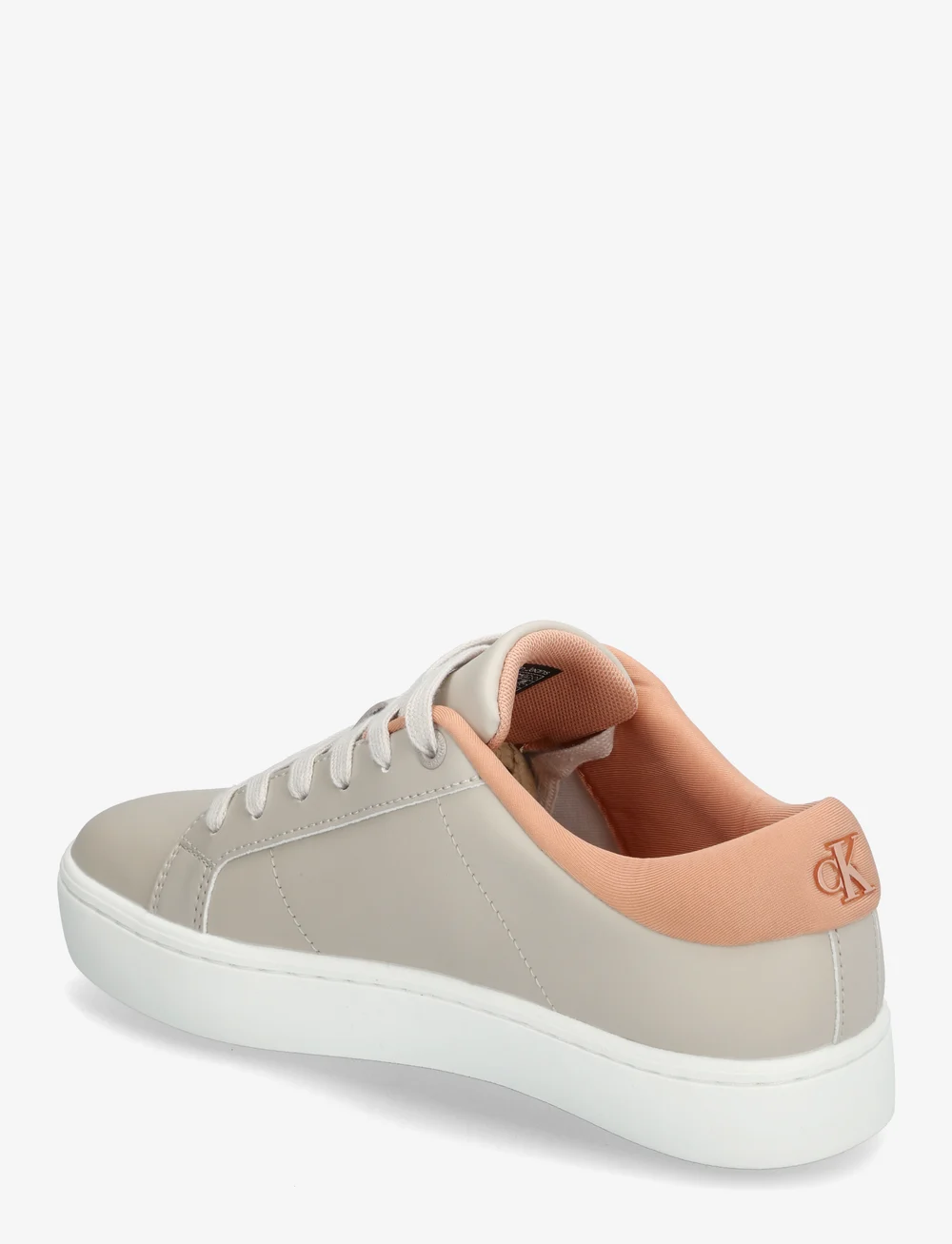 Calvin Klein - CLASSIC CUPSOLE LOWLACEUP LTH WN - niedrige sneakers - egghsell/dusty coral - 2