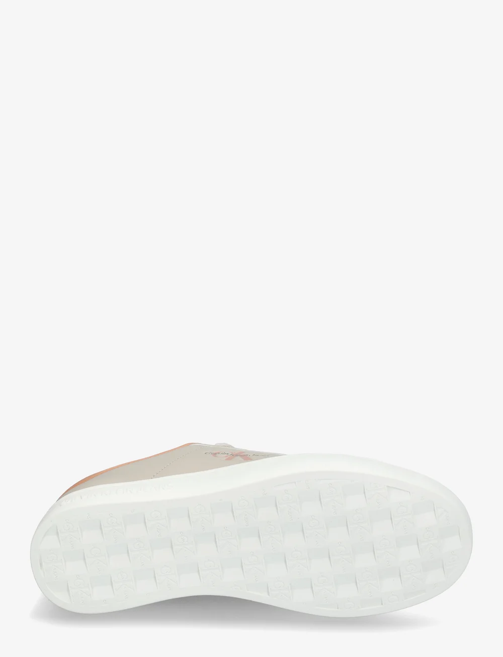 Calvin Klein - CLASSIC CUPSOLE LOWLACEUP LTH WN - niedrige sneakers - egghsell/dusty coral - 4