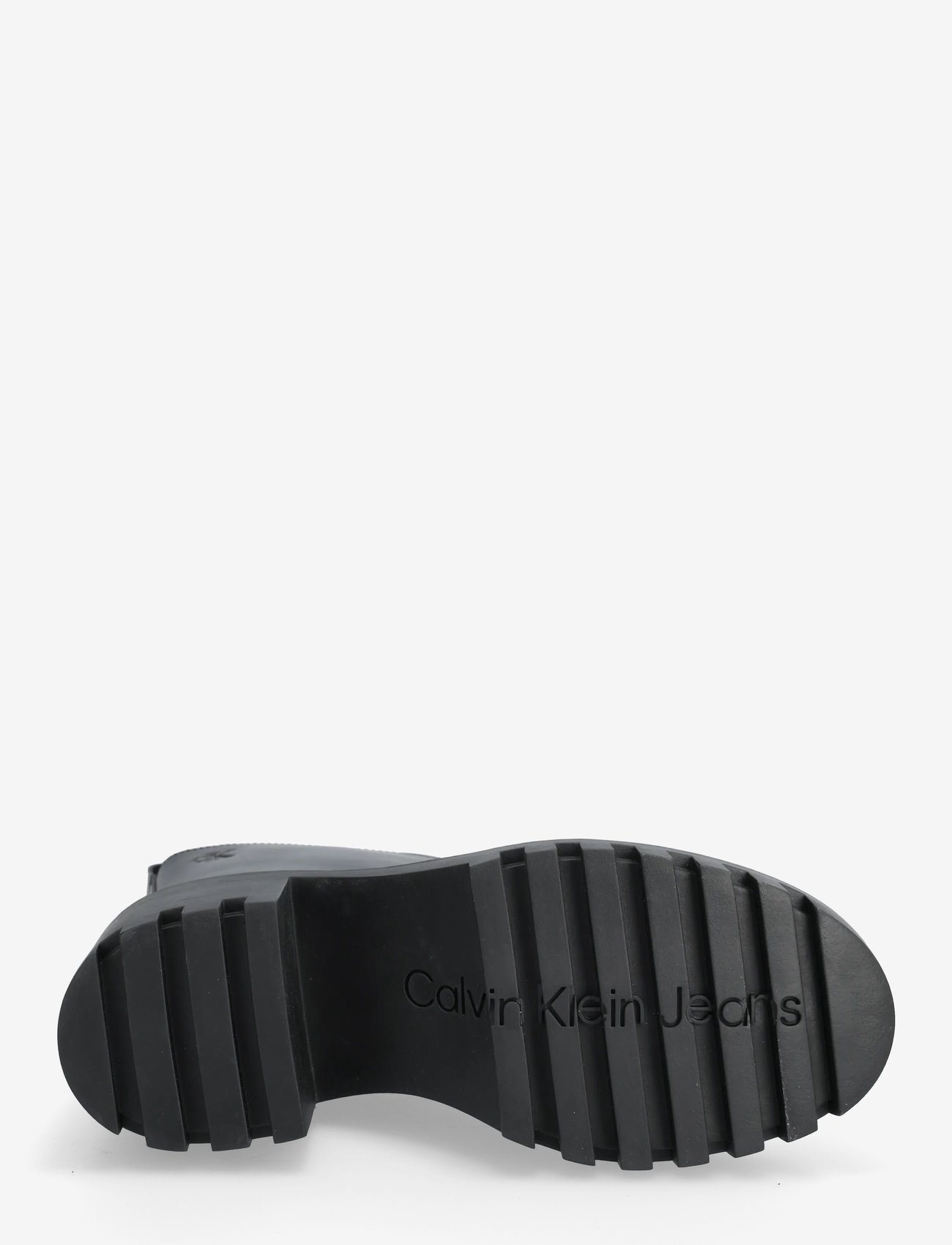 Calvin Klein - CHUNKY HEELED ZIP BOOT LTH - stövletter - triple black - 4