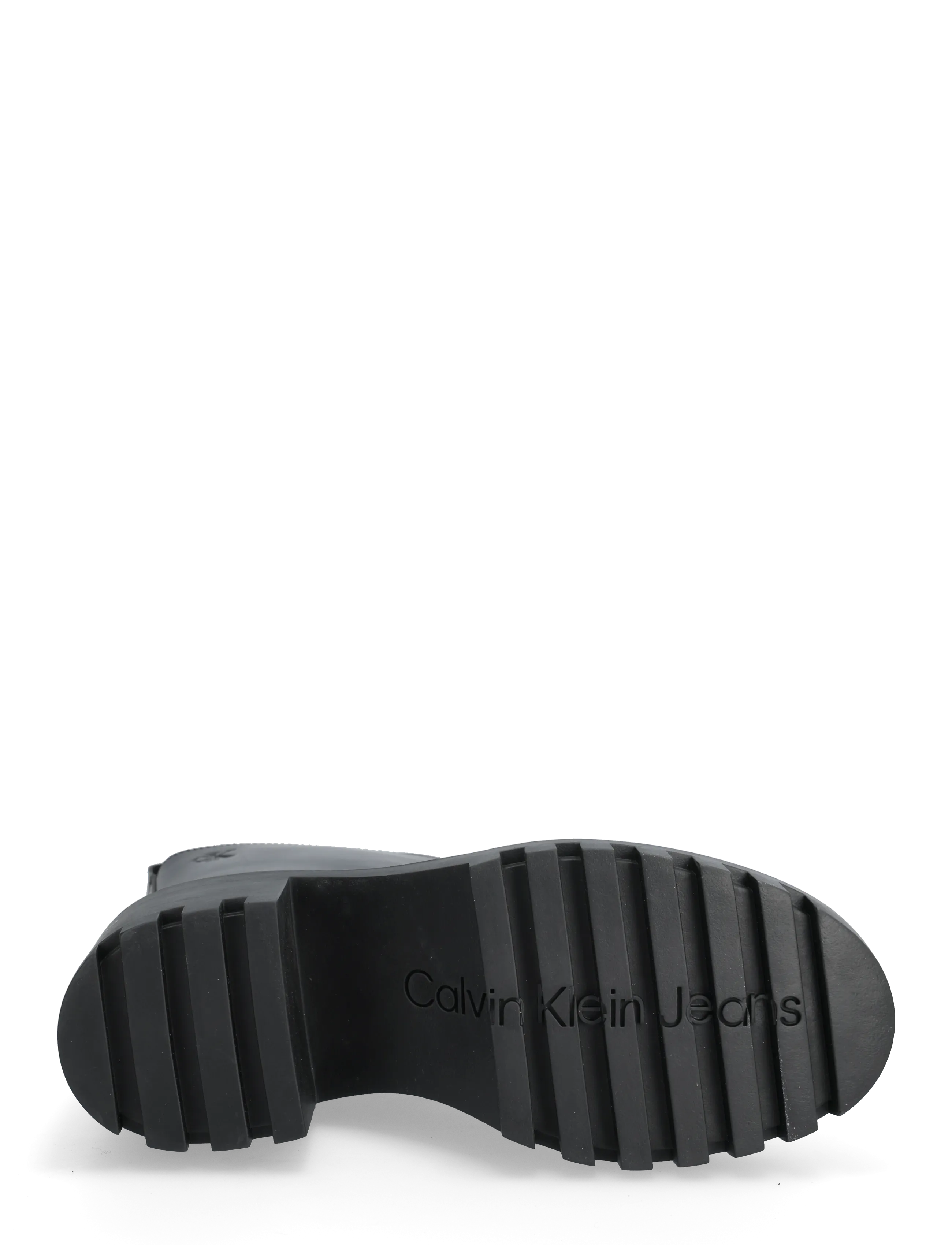Calvin Klein - CHUNKY HEELED ZIP BOOT LTH - stiefeletten mit absatz - triple black - 4