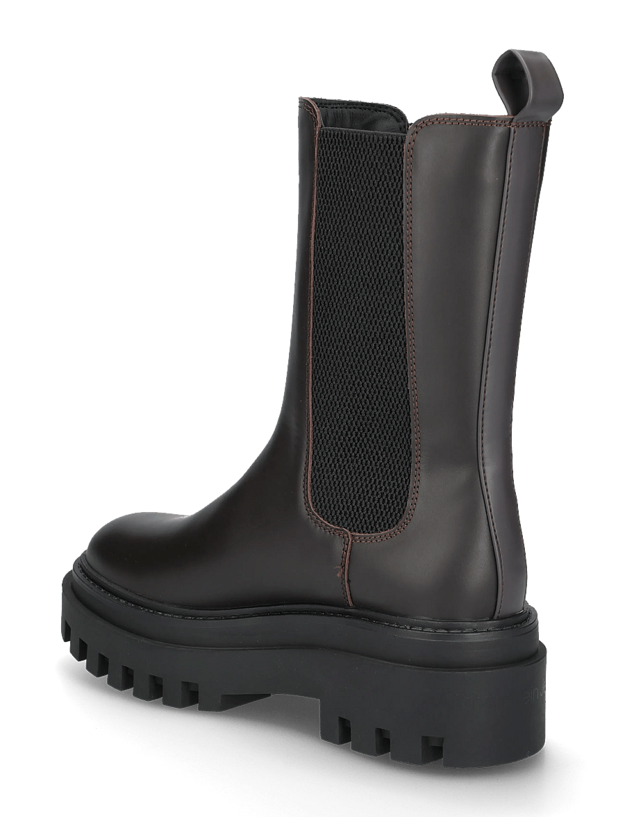 Calvin Klein - FLATFORM CHELSEA BOOT MG LTH - chelsea boots - dark brown - 1