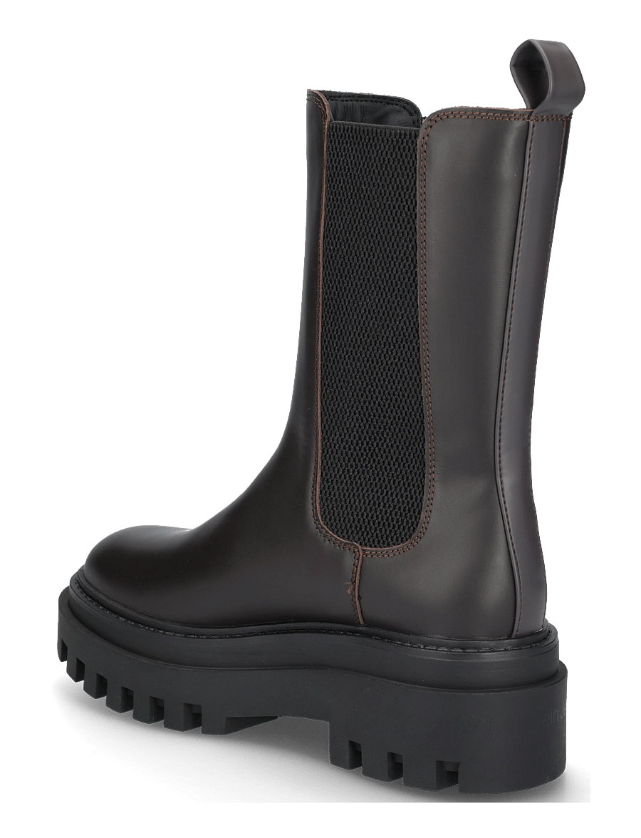 Calvin Klein - FLATFORM CHELSEA BOOT MG LTH - chelsea boots - dark brown - 1