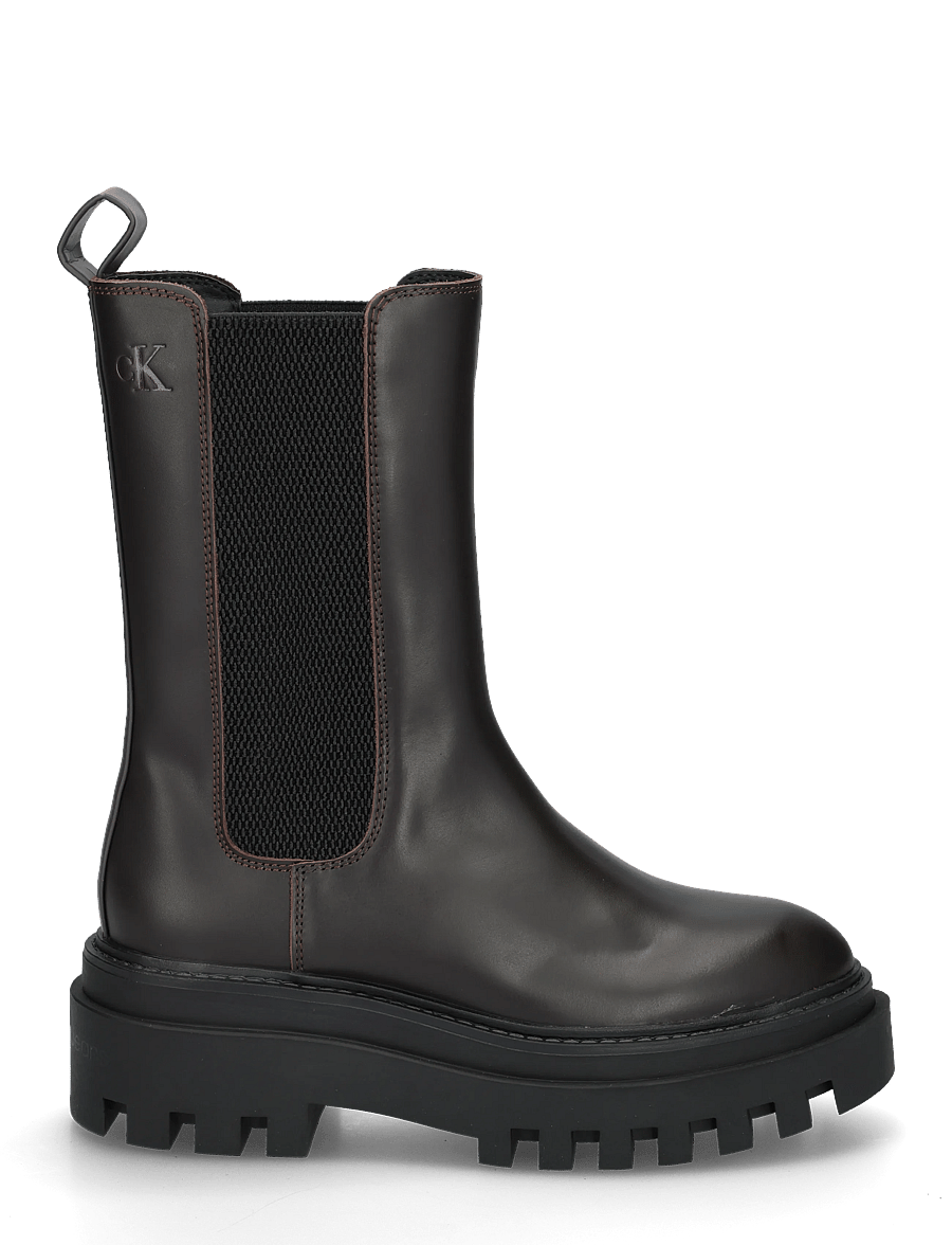 Calvin Klein - FLATFORM CHELSEA BOOT MG LTH - chelsea boots - dark brown - 2