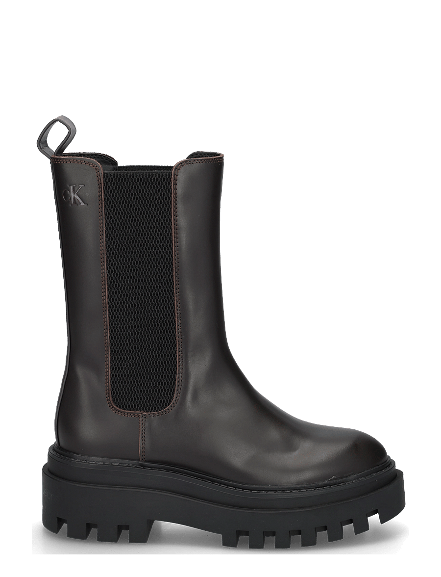 Calvin Klein - FLATFORM CHELSEA BOOT MG LTH - chelsea boots - dark brown - 2