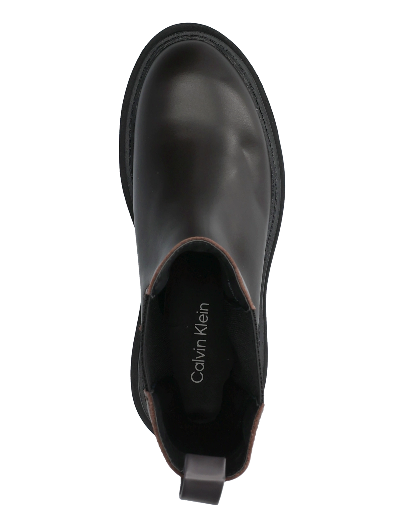 Calvin Klein - FLATFORM CHELSEA BOOT MG LTH - chelsea boots - dark brown - 3