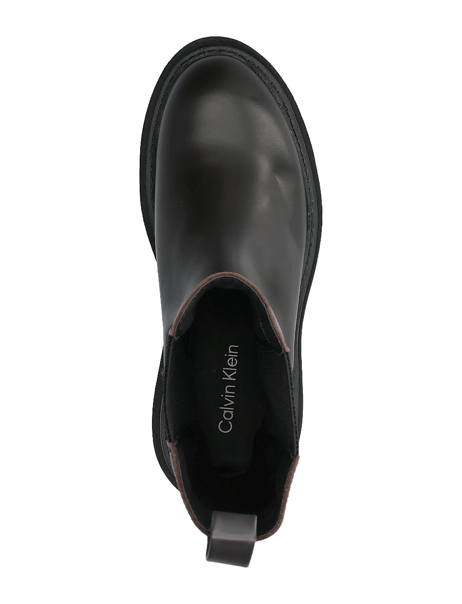 Calvin Klein - FLATFORM CHELSEA BOOT MG LTH - chelsea boots - dark brown - 3
