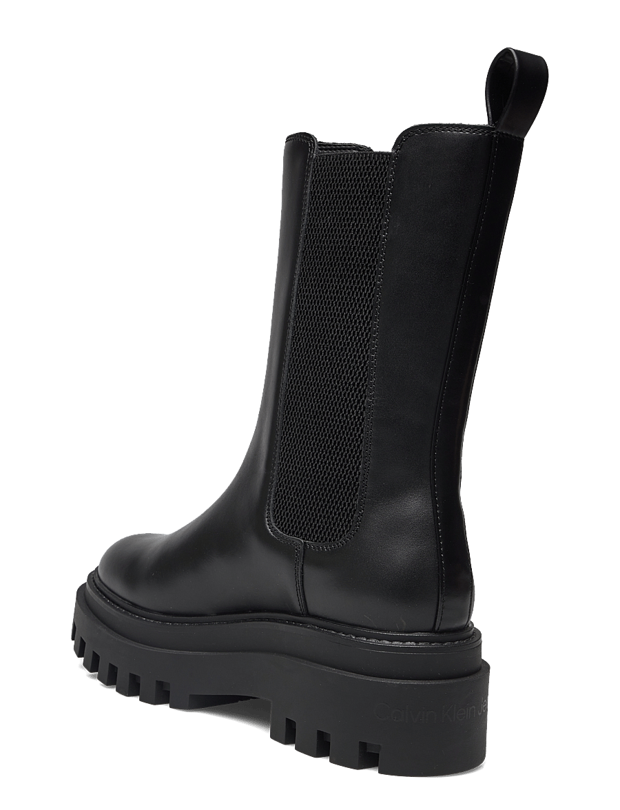 Calvin Klein - FLATFORM CHELSEA BOOT MG LTH - chelsea-saapad - triple black - 2