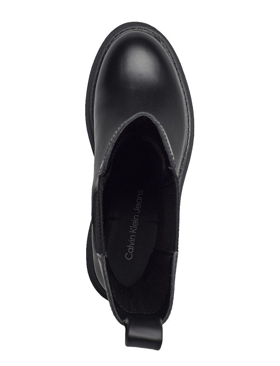 Calvin Klein - FLATFORM CHELSEA BOOT MG LTH - chelsea-saapad - triple black - 3