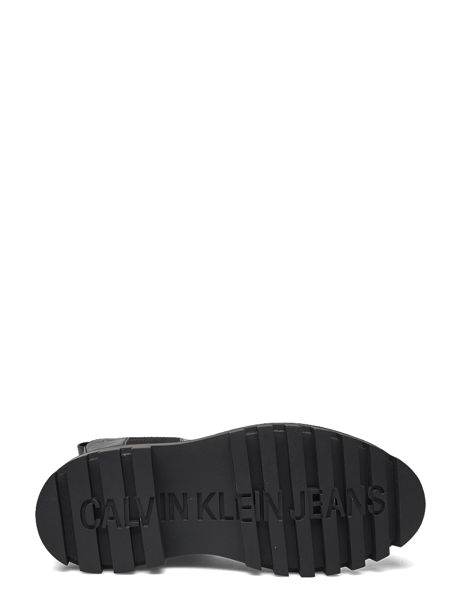 Calvin Klein - FLATFORM CHELSEA BOOT MG LTH - chelsea-saapad - triple black - 4