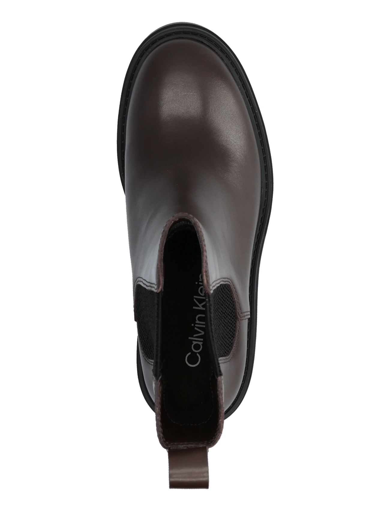 Calvin Klein - CHUNKY HEELED CHELSEA LTH - støvletter - rocky brown - 3