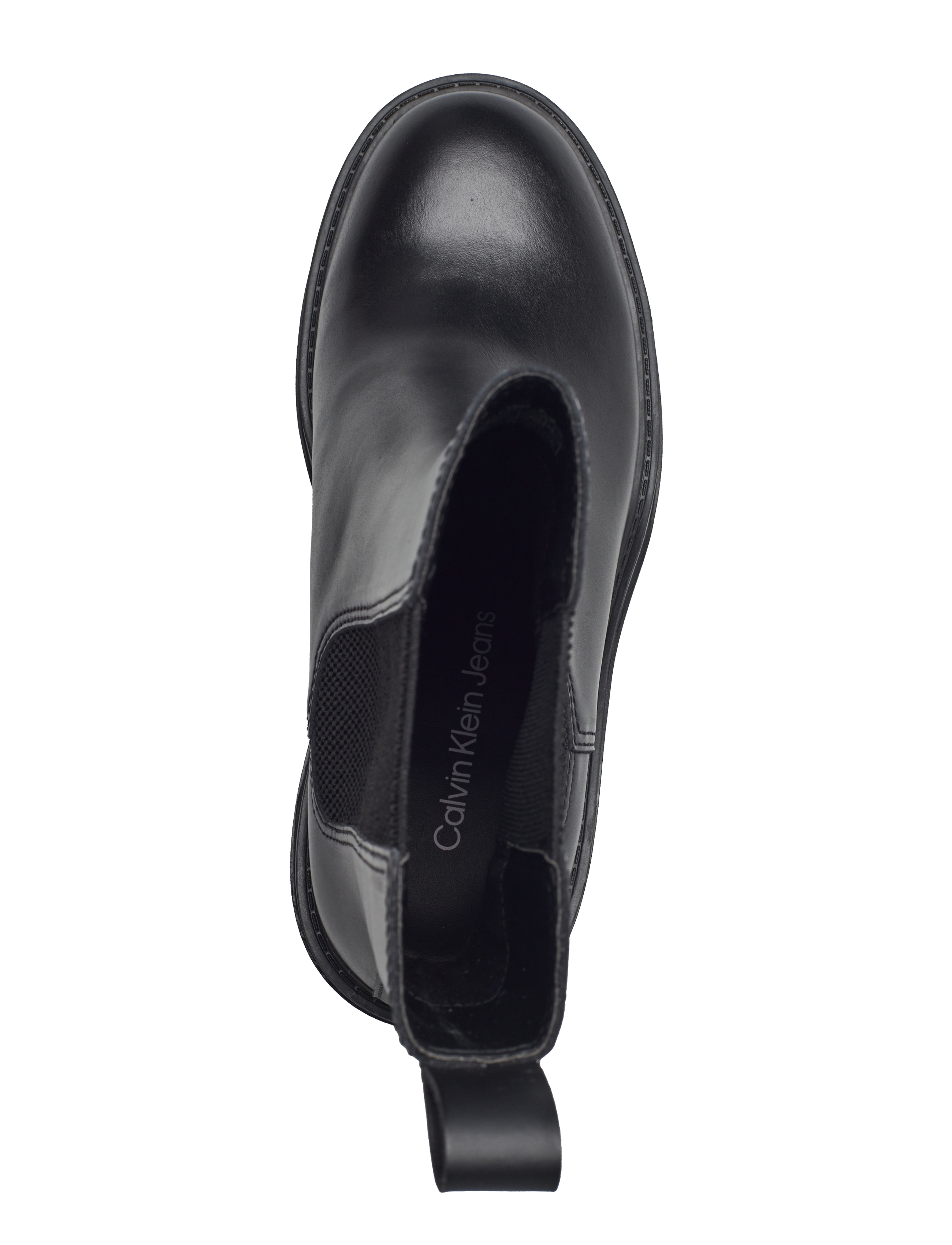 Calvin Klein - CHUNKY HEELED CHELSEA LTH - triple black - 3